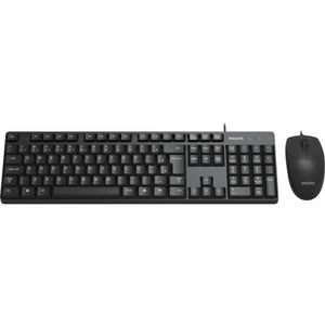 Kit Teclado e Mouse com fio Philips SPT6254