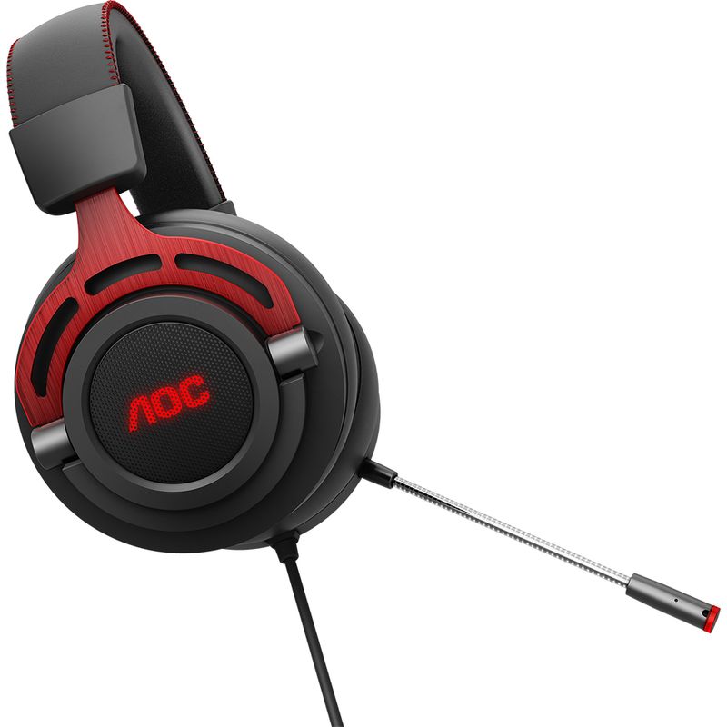 Headset-Gamer-AOC-GH210-Driver-50-mm-LED-com-microfone-removivel