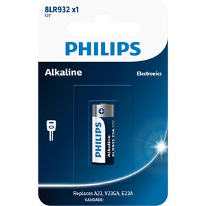 Bateria Philips alcalina 12V com 1 unidade 8LR932/59