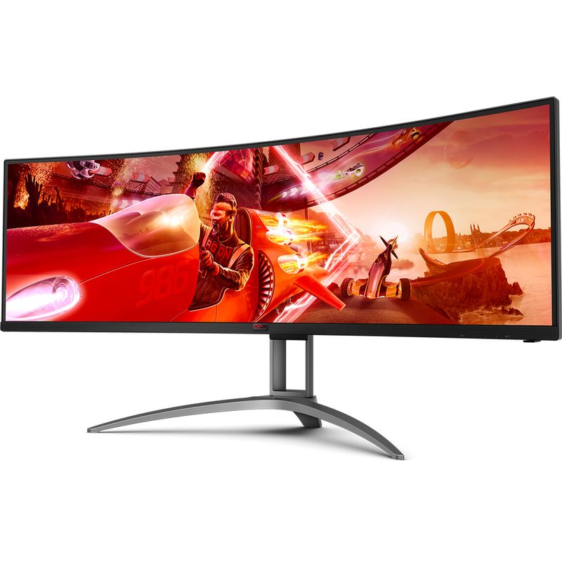 Monitor Gamer AOC AGON 49 Curvo Super Ultrawide 144Hz 1ms AG493QCX - Loja  AOC