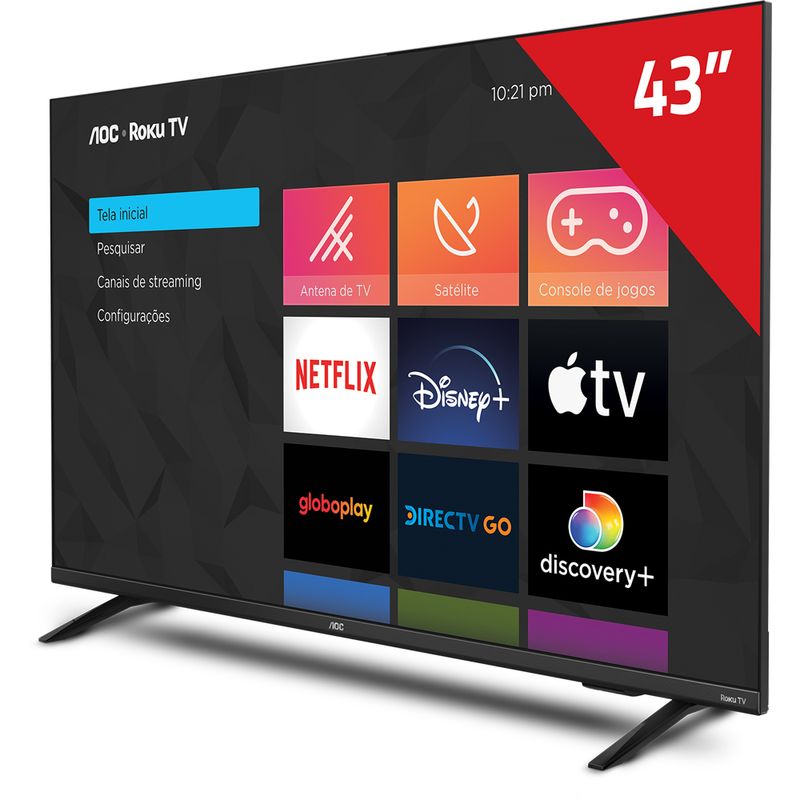 Smart-TV-AOC-Roku-TV-43--Full-HD---SERIE-5135--238-