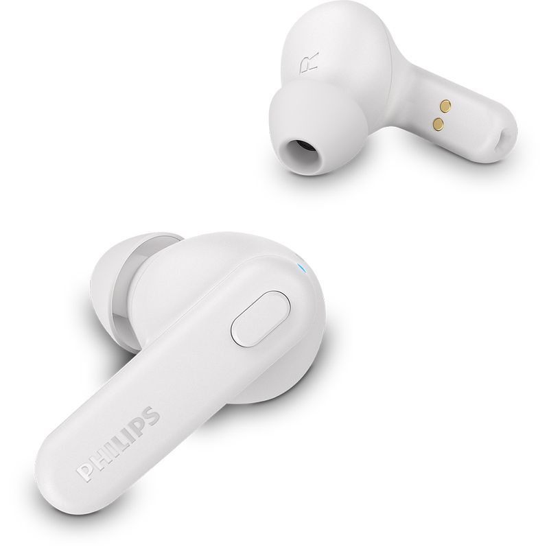 Fones sem fio Bluetooth Smart TWS-911W com base de carregamento branco -  Smartek