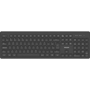 Teclado sem fio Philips SPK6308B Perfil Baixo Padrão ABNT2 Teclas de Atalho Multimídia