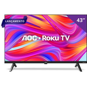 Smart TV AOC Roku TV 43" Full HD - Série 5045