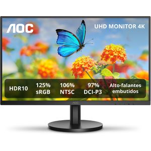 Monitor AOC 27" 4K IPS 106% NTSC 97% DCI-P3 Speakers U27B3A