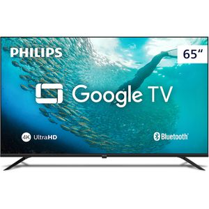 Smart TV Philips Google TV 65" 4K - Série 7019