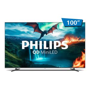 Smart TV Philips Google TV 100" 4K QD-MiniLED 144 Hz - Série 800